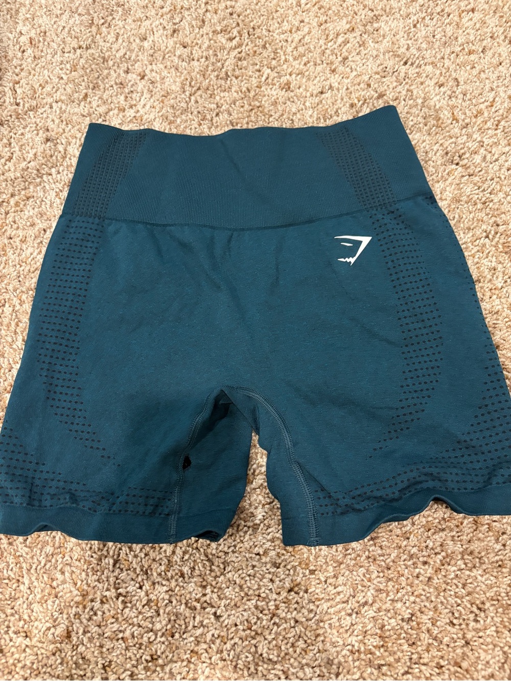 Gymshark Teal Vital Seamless High-Waist Bike Shorts
